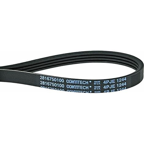 Courroie 2816750100 pour Lave linge ALTUS, AYA, BEKO, CONTINENTAL EDISON, ESSENTIEL B, FAR, GRUNDIG, LISTO, SABA, SELECLINE , 726595, LAVE LINGE COMPACT ESSENTIELB ELF714-2B, LAVE LINGE HUBLOT ESSENT