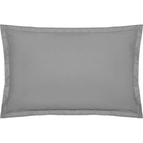 Fodera per cuscino carina in cotone grigio topo 50x70cm - Atmosphera créateur d'intérieur