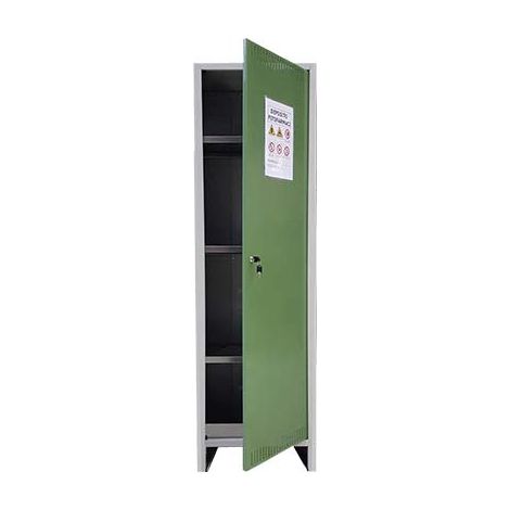 Armadio Fitofarmaci Smontato Prometal Vern Grigio Verde H.mm 1795 8130552
