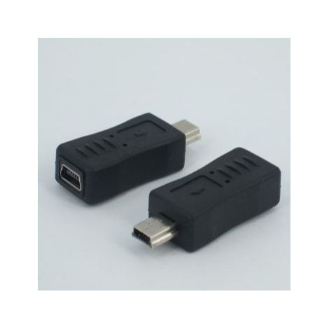 Mini female to mini male adapter V8 to V3 5P Android female to mini male MP3 converter (1/5)