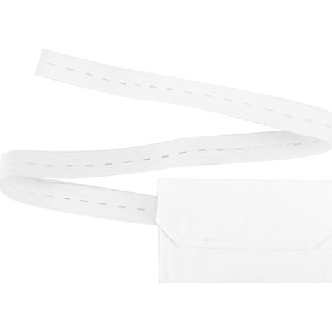 Ceinture de Dialyse Péritonéale Réglable à Bouton pour Cathéter de Protection Tubulaire (Blanc)