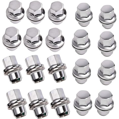 Ensemble de 20 écrous en alliage d'acier, compatibles avec Sport 2005-2013, Discovery LR3 LR4 2004-2014, L322 2006-2012, pièce de rechange pour LR068126 RRD500290 (1/5)