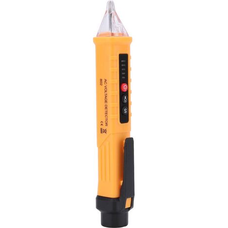 Stylo testeur de tension électrique haute précision 802, détecteur de tension 48-1000V/12-1000V (Jaune) (1/5)