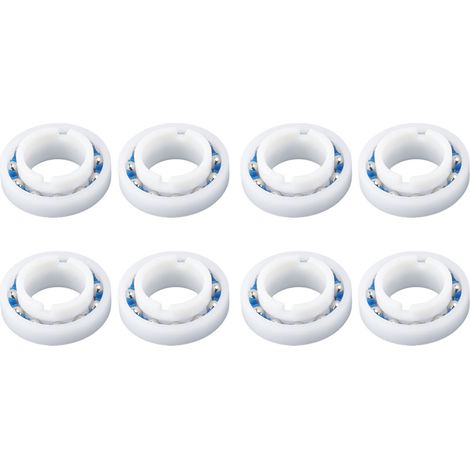 8pcs Pool Cleaner Wheel Bearings for Zodiac for Polaris C 60 Smoothly Running Prevents Deformation 180/280 Pool Cleaner Part (1/5)