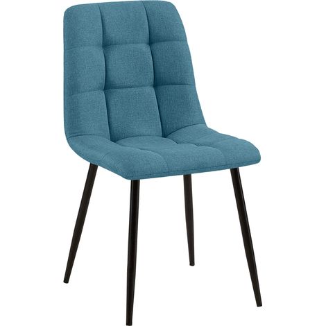 Esszimmerstuhl Tilde Stoff blau
