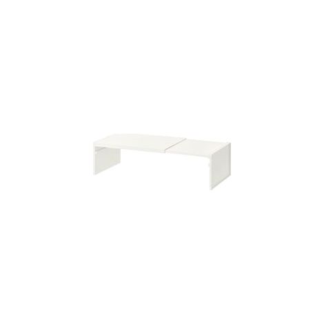 Étagère extensible à panneaux, ABS, blanc (1/5)