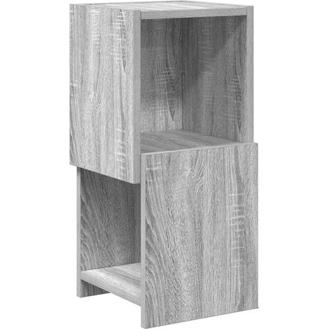 Maison Exclusive - Mobile angolare Grigio Sonoma 25,5x25x55cm Legno multistrato