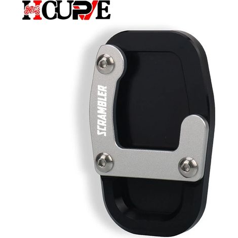 (Noir) Plaque de béquille latérale CNC, extension de repose-pieds, compatible avec Ducati Scrambler 1100 Sport Special KG KF Pro 1K maxpower (1/3)