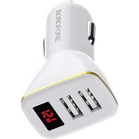 ND38BFO-BZ11-W Borofone - caricabatterie per auto (1/3)