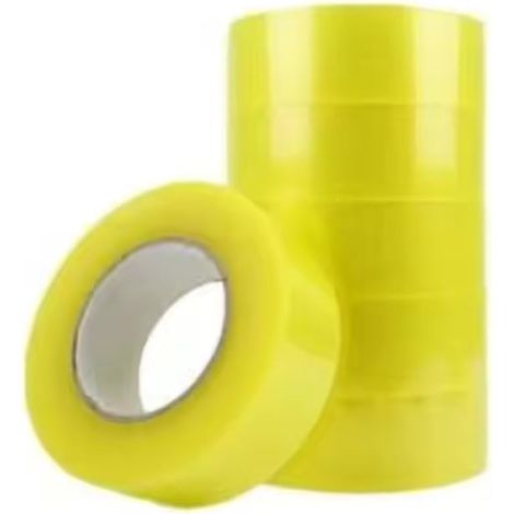 Stockcloture Ruban Adhésif Transparent, 44 mm x 160 m, Lot de 6 Rouleaux, Usage Général (1/4)