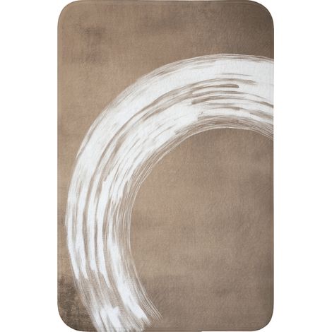 TAPPETINO PER WC Vernice - Marrone - Japandi 40x60 cm