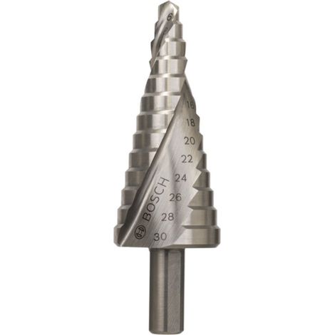 Broca escalonada HSS 6 - 30 mm 100 mm 935 mm  BOSCH 2608597520 (1/4)