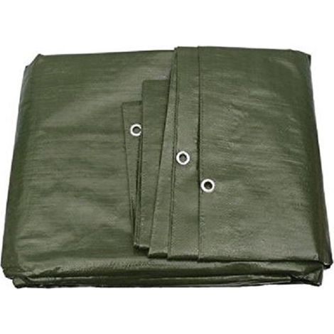 TELONE OCCHIELLATO 180gr/mq - 6X10 MT  - tipo pesante - Rinforzato