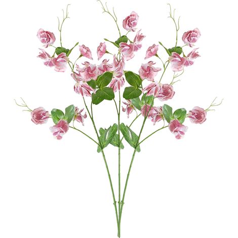 Fleur Artificielle 3 Pièces Fausses Fleurs Roses Pivoines Sombres avec Feuilles, Décorations Décoration Florale Arrangements Maison Nordic Cérémonie Mariage (1/5)