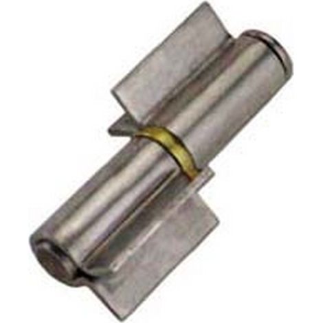 4PZ CERNIERE A SALDARE A DUE ALI APERTE CON CUSCINETTO ART.120 - mm.180x ø 28