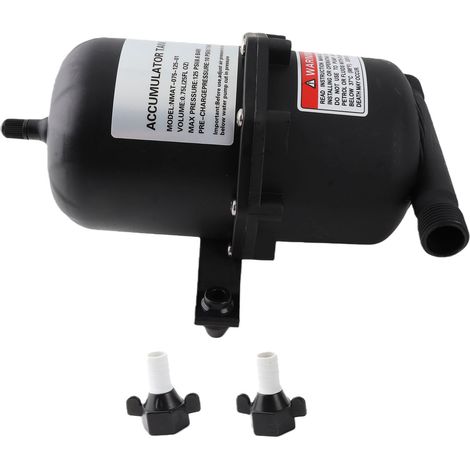 Réservoir d'accumulation 0,75L 125PSI étanche pour pompe à eau, système pressurisé compact silencieux pour bateau camping-car (1/4)