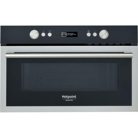 Hotpoint Ariston Ariston Microonde da incasso MD 664 IX HA Made in Italy. Posizionamento dell'apparecchio: Da incasso, Tipo di prodotto: Microonde con grill, Capacità interna: 31 L, Pot... - MD664IXHA (1/5)