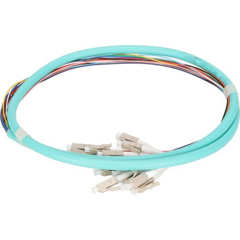 12-adriges Glasfaserkabel, Keramikferrulen, geringe Einfügedämpfung, Singlemode-Patchkabel für Instrumente