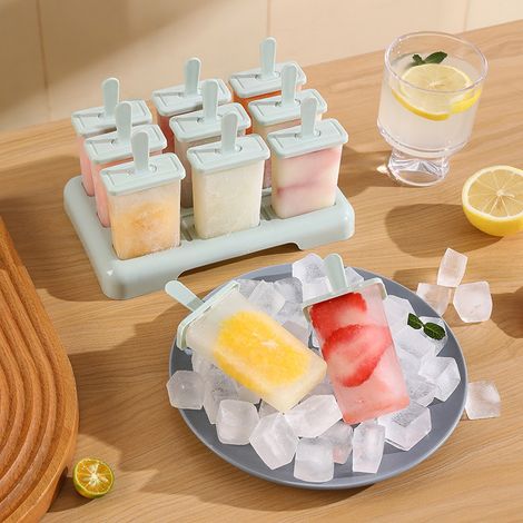 Mini-Eisform aus Kunststoff – Wassereis am Stiel – Wiederverwendbare DIY-Eisform für Eis am Stiel und Sorbets – Magnumform für Joghurt (1/5)