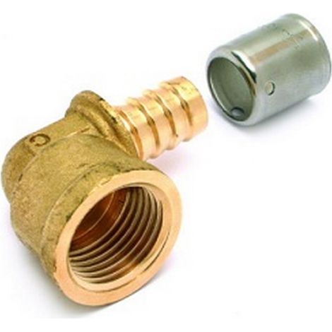 Comap 7090103 - Codo 90° hembra engaste para atornillar P7090G 3/8 Ø12x1,1 - 2uds