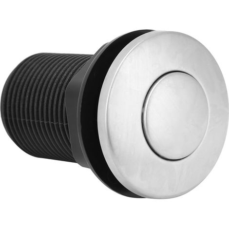 Filtre d'évier avec Tuyau d'Air - 1 Unité - Plastique ABS et Acier Inox - Interrupteur Pneumatique Automatique - Pour Broyeur et Spa - Trou 32mm (1/5)