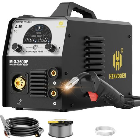 Máquina de soldar, funcionamiento semiautomático, capacidad multiproceso, MIG250DP (1/2)
