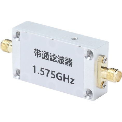 Le positionnement par satellite GPS utilise un filtre passe-bande à ondes acoustiques de surface (SAW) à interface SMA à 1,575 GHz. (1/5)
