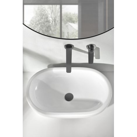 Imex - Grifo Monomando Lavabo Empotrado Black Gun Serie Nápoles (1/4)
