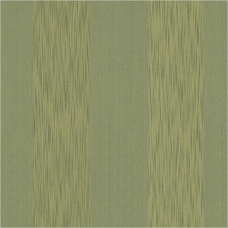 Stripes wallpaper wall Profhome 956604 textile wallpaper textured with stripes matt green 5.33 m2 (57 ft2) (1/5)