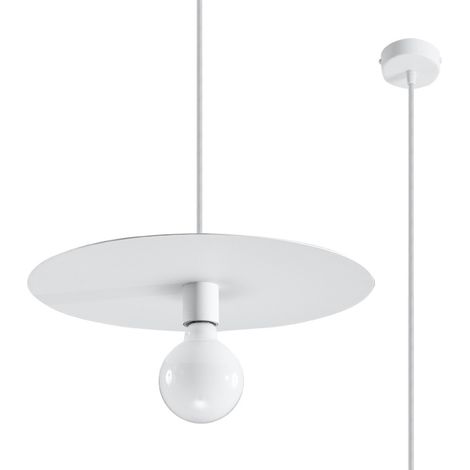 Suspension CESARO blanche métal E27 Pure Lume Ø40cm (1/5)