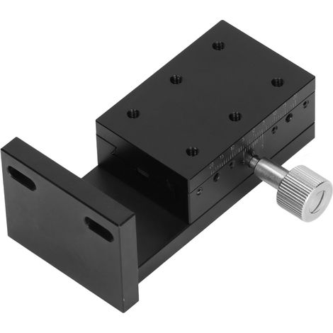 Manueller Linearschlitten der Z-Achse mit hoher Präzision, Zahnradsteuerung, Drehknopfbedienung, Schiebetisch mit Skala 60 x 40 mm (1/5)