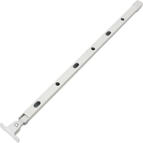 Ouvre-fenêtre serre aluminium manuel 39cm blanc kit 6 vis robuste anti-rouille réglage température facile à installer (1/4)