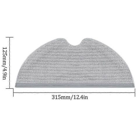NALOOKAMIC Filtre et chiffon de nettoyage pour aspirateur robot Mi Robot Vacuum Mop 2 STYTJ03ZHM, accessoires pour aspirateur, brosse principale latérale, spa