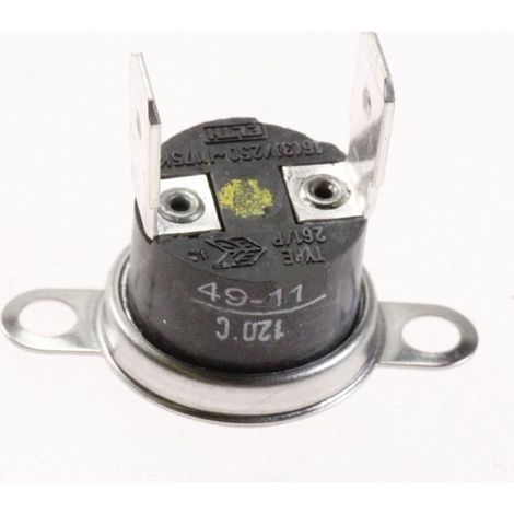 Limiteur de température 115 °C d'origine (481228228346, C00312038) Four, cuisinière BAUKNECHT, IGNIS, IKEA WHIRLPOOL, KITCHENAID, WHIRLPOOL