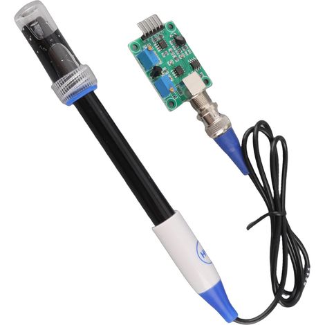 Kit de carte de surveillance de la valeur du pH avec sonde à électrode pH et connecteur BNC (1/5)