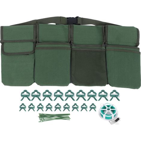 Kit de Jardinage avec Ceinture Porte-Outils, Attaches Réglables et Supports pour Plantes (1/5)
