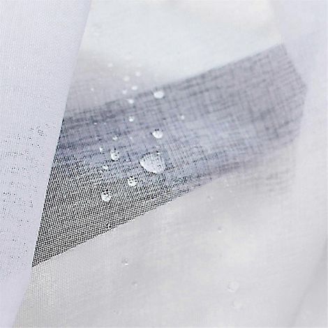 Rideaux d'extérieur transparents imperméables, 4 panneaux - Voilage semi-transparent, pour salon, gazebo, véranda B js (1/5)