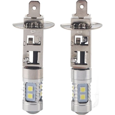 H1 Ampoules de Phares 2 pcs 6000 K Super Blanc Lumineux 100 W LED H1 Ampoules de Phares Kit pour Fog Driving Light Daytime Running Light DRL (1/4)