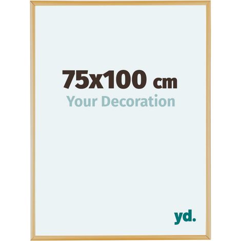 yd. - Cadre photo 75x100 - Or Vintage - Aluminium - Kent