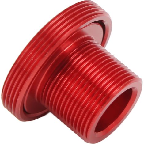 Vis de manivelle vélo M18 M30 alliage pour vélo route/VTT rouge - fixation durable (1/5)