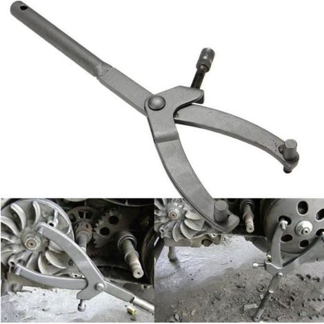 Moto Clé Volant Embrayage Poulie Pignon Titulaire Support Outil Universel Moteur