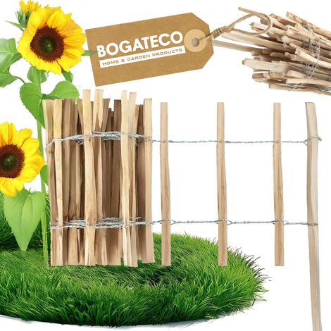 Clôture Déroulable Bogateco Noisetier 35x500 cm Ecart 7-8 cm (1/5)