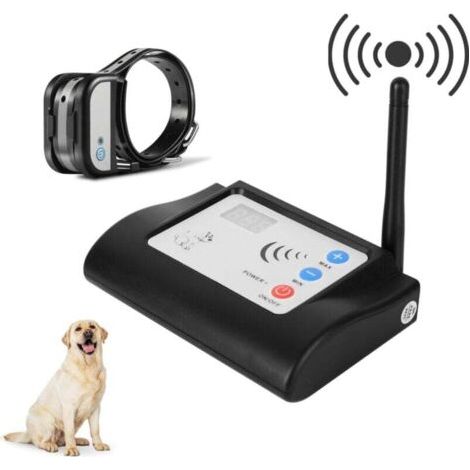 Jeffergarden Collier de Dressage pour Chiens Rechargeable, Portée de 300m, avec Mode Vibration, Son, Choc Statique et Lumière,Adapté Aux Chiens de Petites et Moyennes Tailles