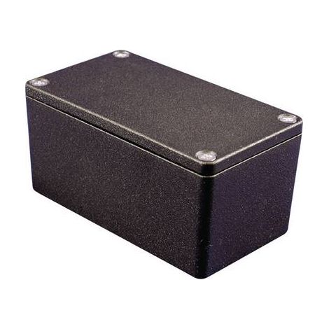 BOÎTIER UNIVERSEL HAMMOND ELECTRONICS 1550Z104BK ALUMINIUM NOIR 64 X 58 X 35 1 PC(S) (1/2)