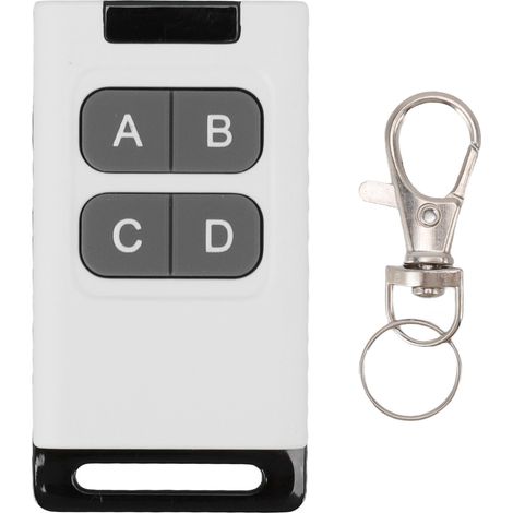 Interrupteur Télécommande Universel 433MHz 4 Boutons pour Lumière et Appareils Domestiques (1/5)