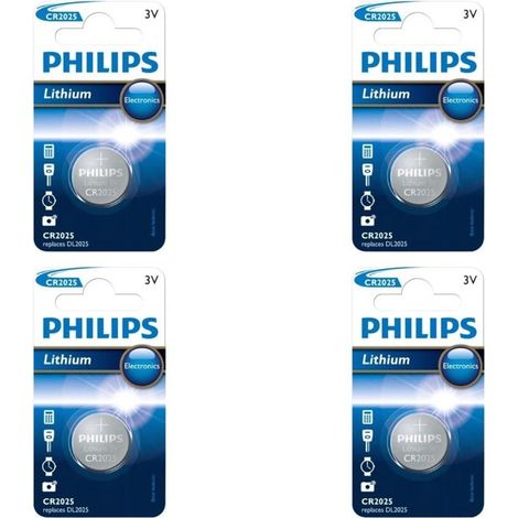 .Philips CR2025 blister de 4.