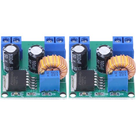 2 Modules Boost Convertisseur DC DC Ajustable 3-35V vers 4-40V, Régulateur Tension Variable Step Up (1/5)