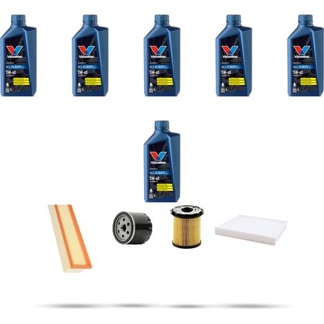 Kit tagliando 4 FILTRI e 6L OLIO compatibile con Renault Scenic I 1.9 dti 59kw Dal 2001 (1/5)