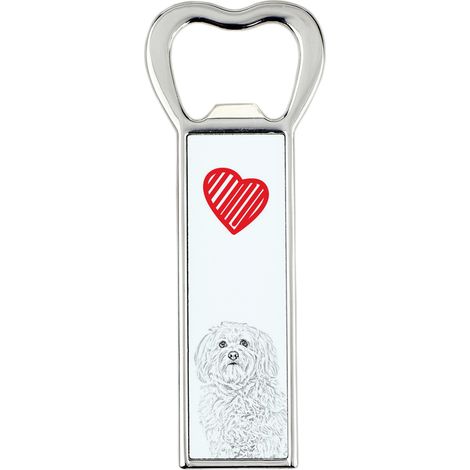 Havanese - un apribottiglie con un cane, un apri-frigo personalizzato, un regalo unico per uomo di Art-Dog (1/5)