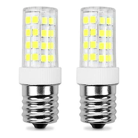 Lot de 2 ampoules LED améliorées pour réfrigérateur, compatibles avec les réfrigérateurs Frigidaire, Kenmore, Electrolux et Crosley.